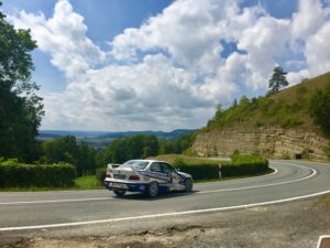 Ostlegenden Leuchtenburg Bergrennen Kahla 2018 - Nick Heilborn BMW M3, Rallye-Taxi